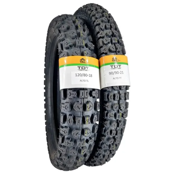 TDT Tyres 120/80-18 ve 90/90-21 (Tubetype - Iç Lastikli Tip) Alto Lastik Takımı