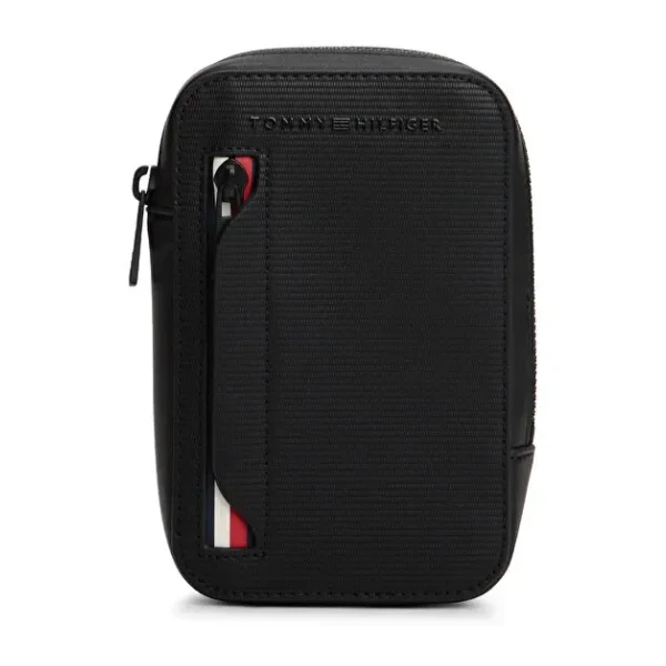 Tommy Hilfiger Siyah Erkek Postacı Çantası TH CORP PHONE CROSSOVER