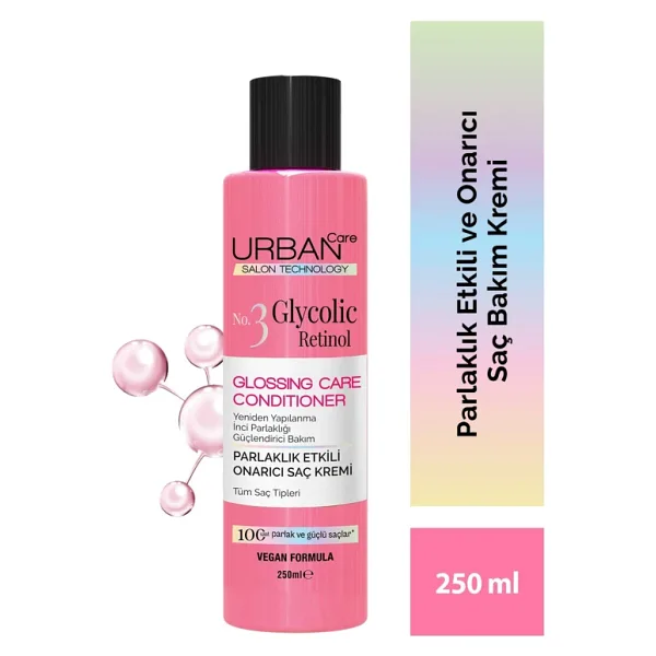 Urban Care No.3 Glycolic Retinol Parlaklık Etkili 250 ml Saç Kremi
