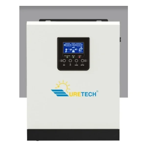 Uretech 1.5Kva 1.2Kw 1200 Watt Tam Sinüs Akıllı 40 A Mppt Inverter 12V-220V Invertör