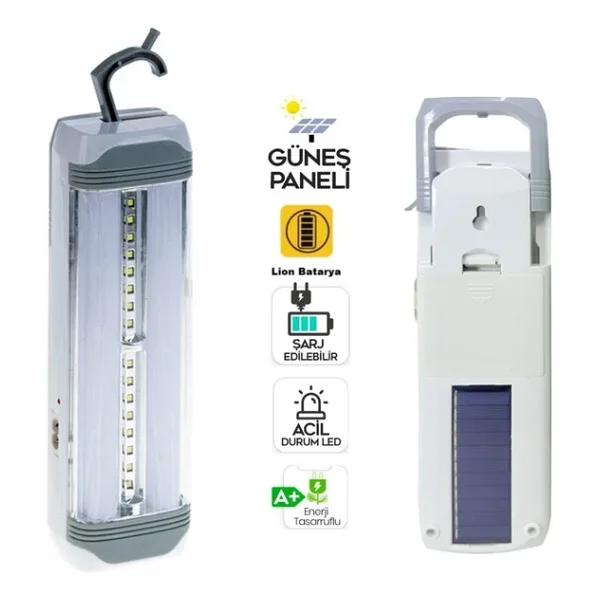 Volemi Solar Şarjlı Işıldak 57 Led V-004