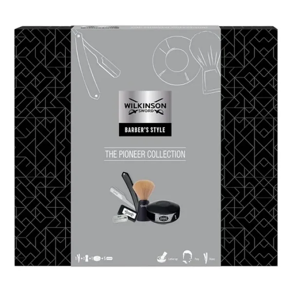 Wilkinson Sword Barbers Style Koleksiyonu Erkek Ustura Tıraş Damat Seti