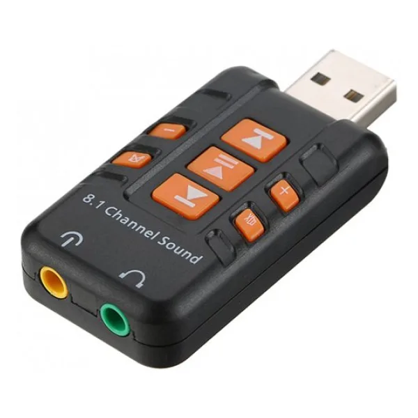 Wozlo 8.1 Kanal USB Ses Kartı