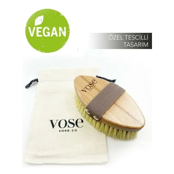 %100 Doğal Vegan Selülit Fırçası (Kaktüs Kılı)