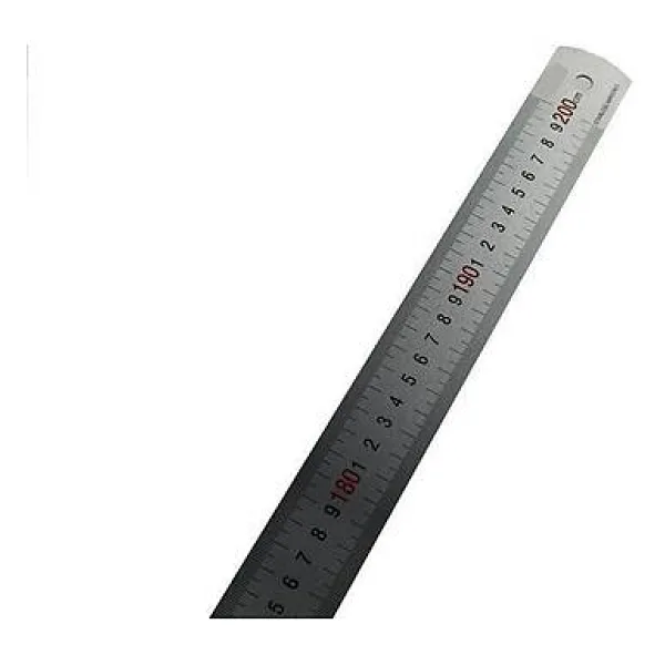 200 cm Metal Paslanmaz Çelik Cetvel Metre