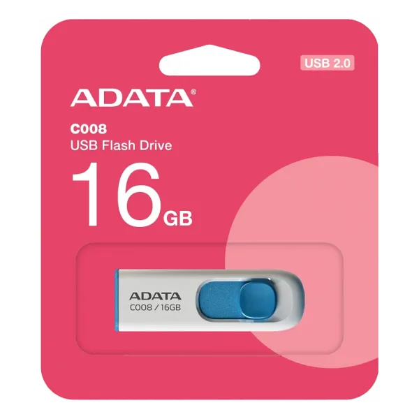 Adata C008-16GB USB 2.0 16 GB Flash Bellek