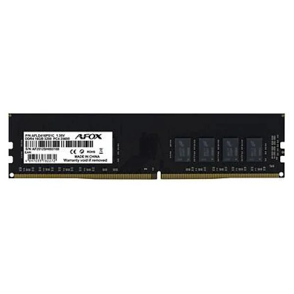 Afox 16 GB 3200MHz DDR4 CL19 AFLD416PS1C Ram