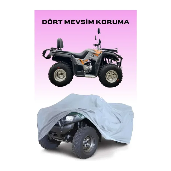 Arora Hunter 300 Atv Branda, Güvenli, Su Geçirmez Dayanıklı Kumaş - Gri