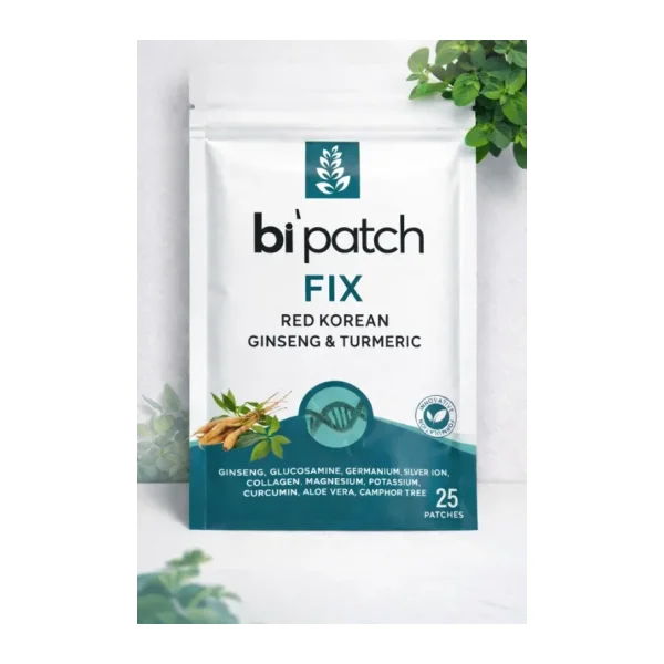Bi Patch Fix Kırmızı Kore Ginsengi& Zerdeçal İçerikli Ağrı Bandı 25 Adet