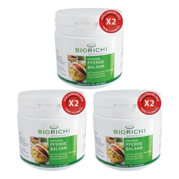 Biorichi , Ultra 3'lü Set At Kestanesi Balsamı 500 Ml, Hızlı Gönderim