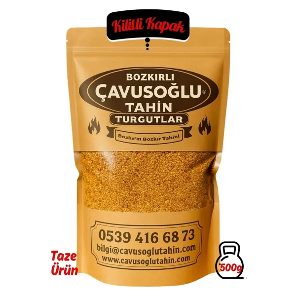 Bozkırlı Çavuşoğlu Odun Ateşinde Kavrulmuş Sarı Simitlik Susam 500g
