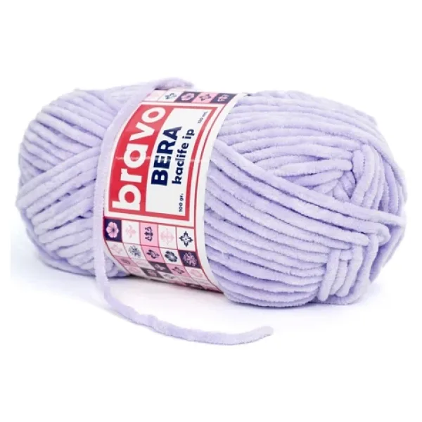 Bravo Bera Kadife İplik 100 Gr 120 Metre (Renk Kodu: 928) Lila