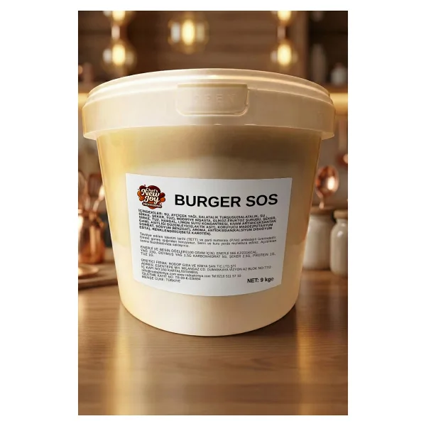 chef's new joy professional Burger Sos 9 kg Sıvı Sos