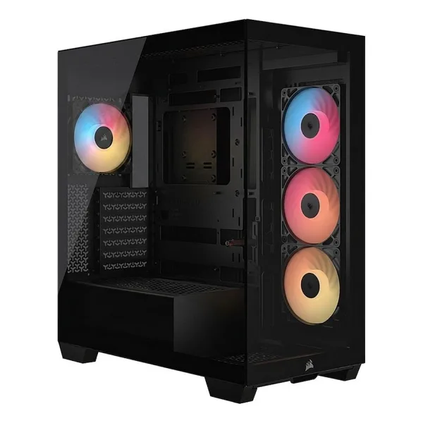 Corsair 3500X ARGB Siyah 4x120mm Fan Temperli Cam USB 3.2 RM850e 850W 80+ Gold Güç Kaynağı Mid Tower E-ATX Gaming Kasa