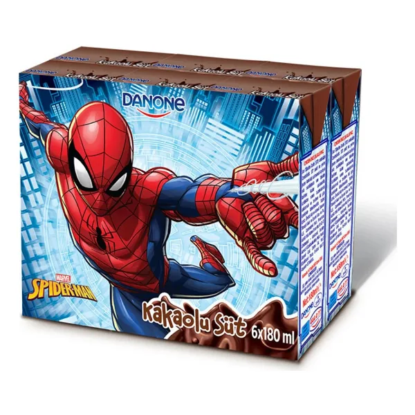 Danone Kakaolu 180 ml 6'lı Paket Süt