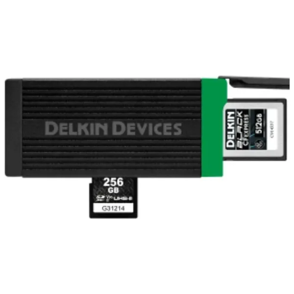 Delkin Devices Usb 3.2 CfexpressTM Type B & Sd Uhs-Iı Hafıza Kartı Okuyucu