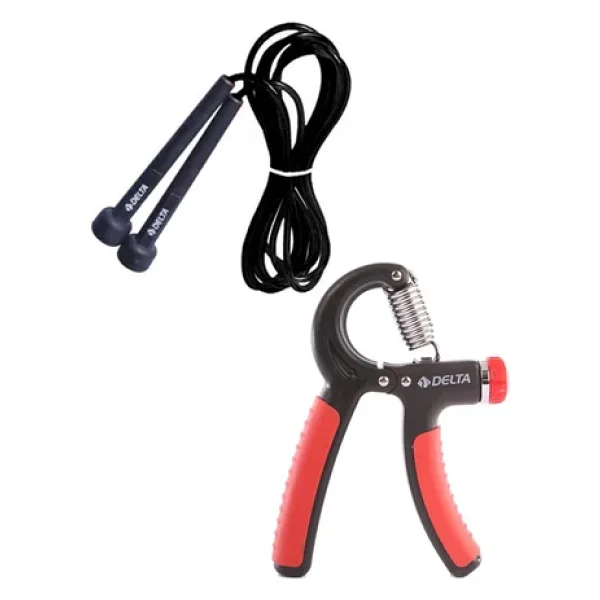 Delta 10-40Kg Sertlik Ayarlanabilir Dirençli El Yayı & Atlama İpi