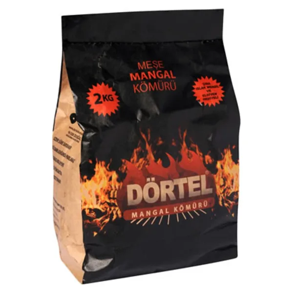 Dörtel Mangal Kömürü Craft 2 Kg 2 ADET