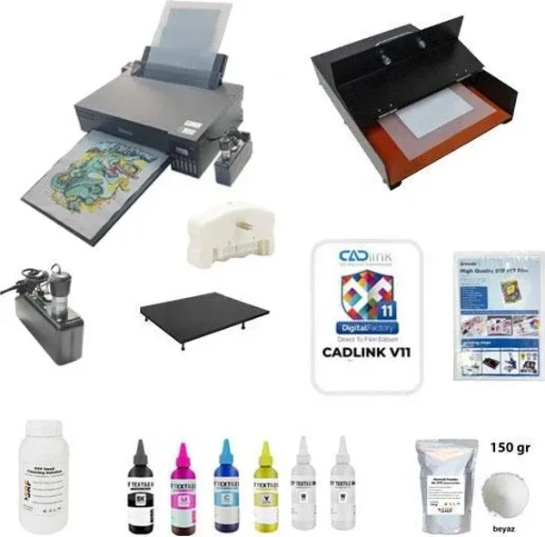 DTF Tekstil Baskı Seti A3 (CADLink)