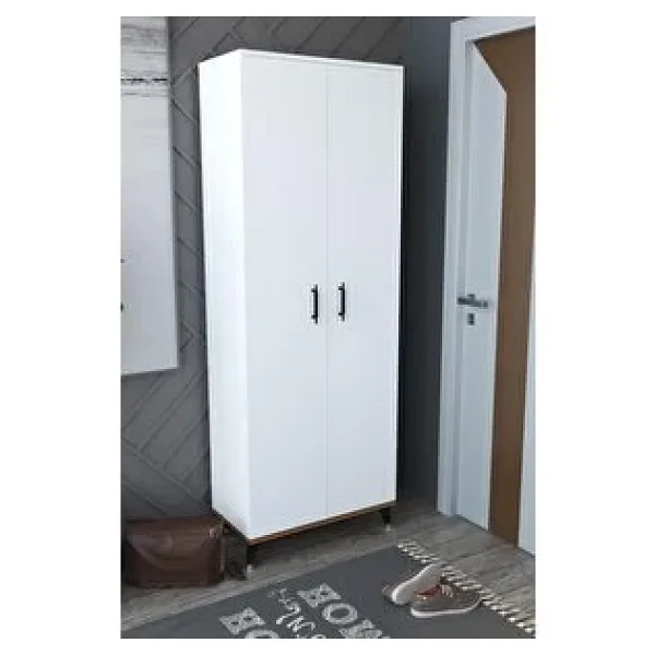 Esmopa Mobilya Çok Amaçlı, Kiler, Ayakkabılık, Mutfak, Banyo, Balkon Dolap Beyaz
