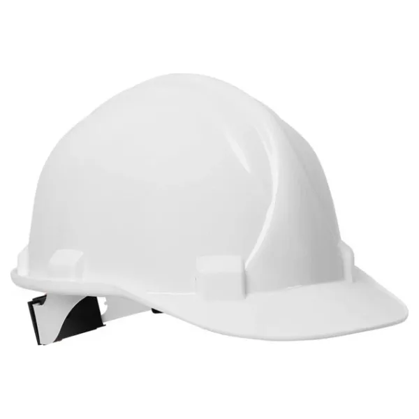 Essafe 1537 Plastik Içlikli Vidalı Deliksiz Baret Beyaz