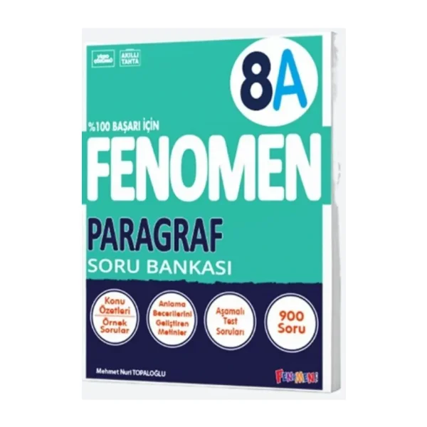 Fenomen Okul Yayınları 8. Sınıf LGS Paragraf A Soru Bankası