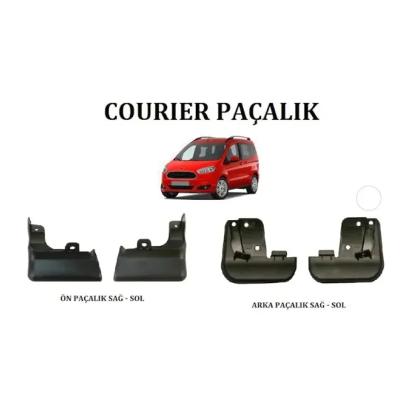 Ford Courier Ön-Arka Takım Paçalık Tozluk Çamurluk