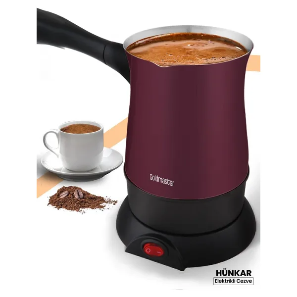 Goldmaster GM-7315M Hünkar Mor Çelik Elektrikli Cezve