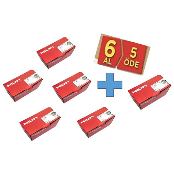 Hilti Bx4 Uyumlu Beton Çivileri Şeritli 27 Mm 6 Al 5 Öde