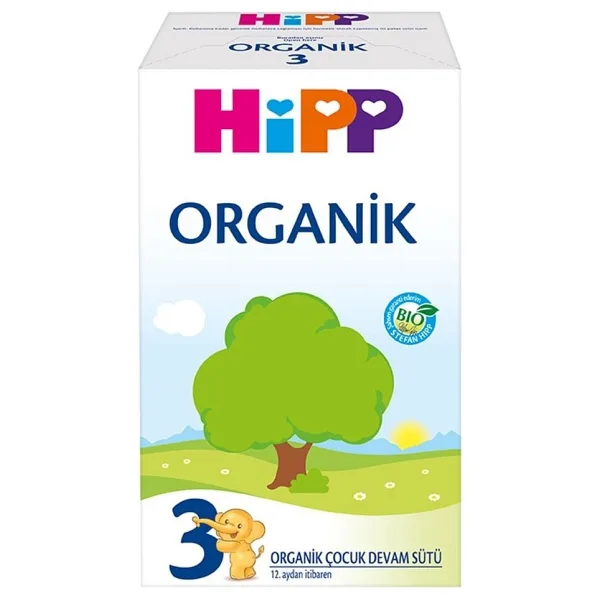Hipp Organik 3 Devam Sütü 600 gr