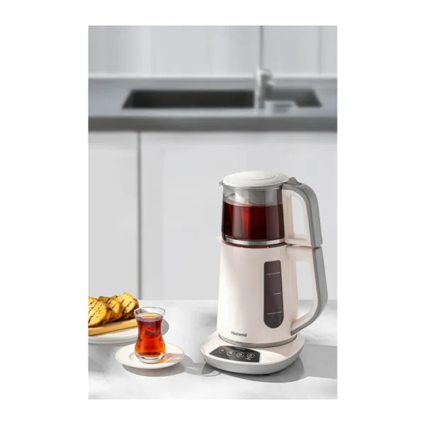 Homend Royaltea 1757H 1700 W Cam Demlikli Çay Makinesi