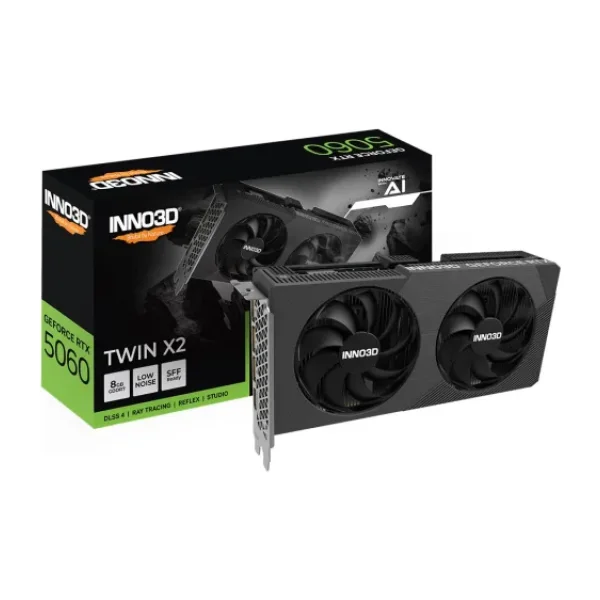 Inno3D RTX 5060 Twin X2 N50602-08D7-195071N 128 Bit GDDR7 8 GB Ekran Kartı