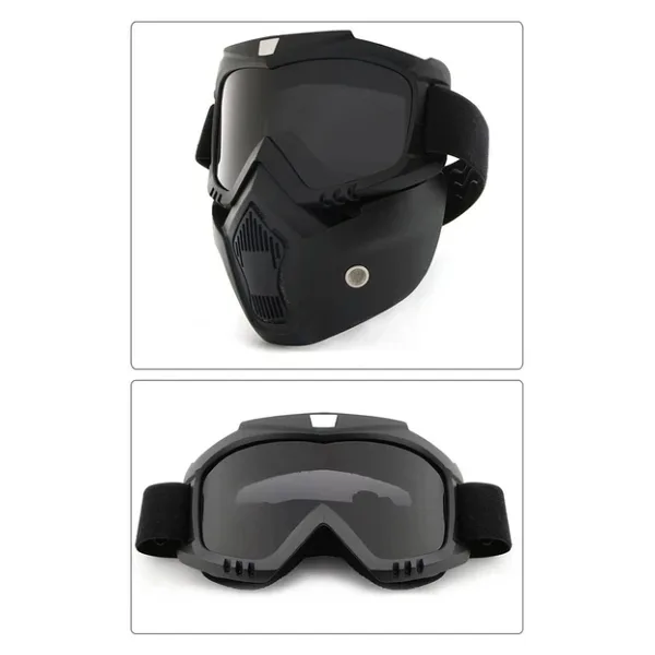 Jet Kask Maskesi Siyah