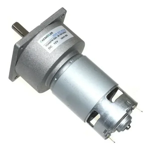 KGA-60 12V 77Rpm Redüktörlü Dc Motor