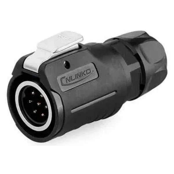 LP-16-C07PE-01-001 7-Pin Su Geçirmez Konnektör - Erkek