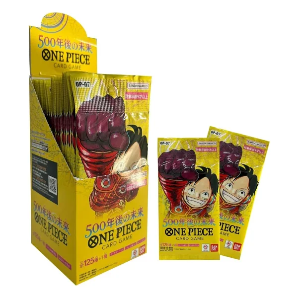 One Piece Card Game Booster OP-7 Yellow Pack, Trading Cards, Koleksiyon Kartları
