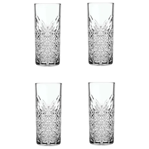 Paşabahçe Timeless 4'lü Rakı Bardağı Cam Desensiz 180cc 4 Parçalı Şeffaf Set