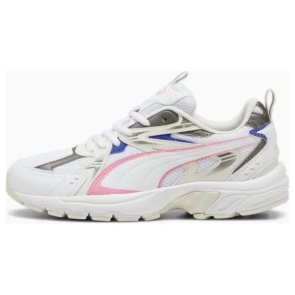 Puma Milenio Tech 392322-10 Beyaz-Pembe Spor Ayakkabı