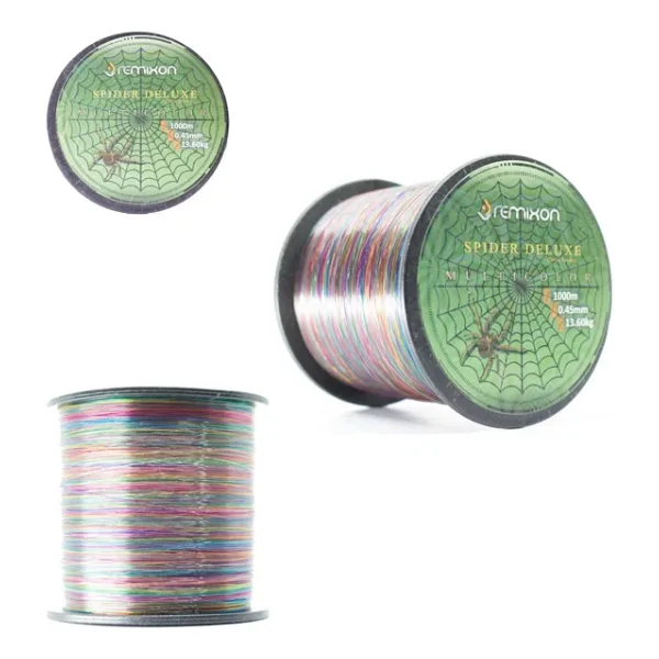 Remixon Spider Deluxe 1000 m 0.60 mm 22.6 kg Multicolor Monofilament Misina