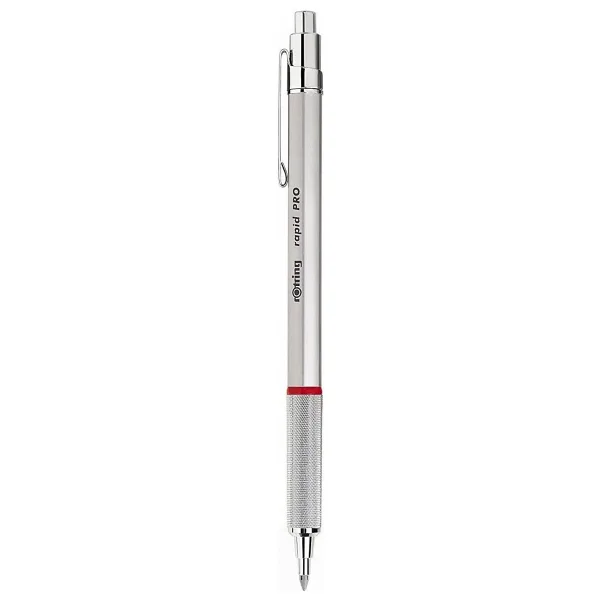 Rotring Rapid Pro Tükenmez Kalem 1904291, Krom, Tekli Kutu - Çok Renkli