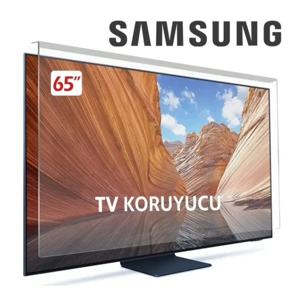 Samsung 65S90F Tv Ekran Koruyucu - Samsung 65 inç 163cm 164 Ekran KIRILMAZ OLED KORUYUCU QE65S90FATXTK