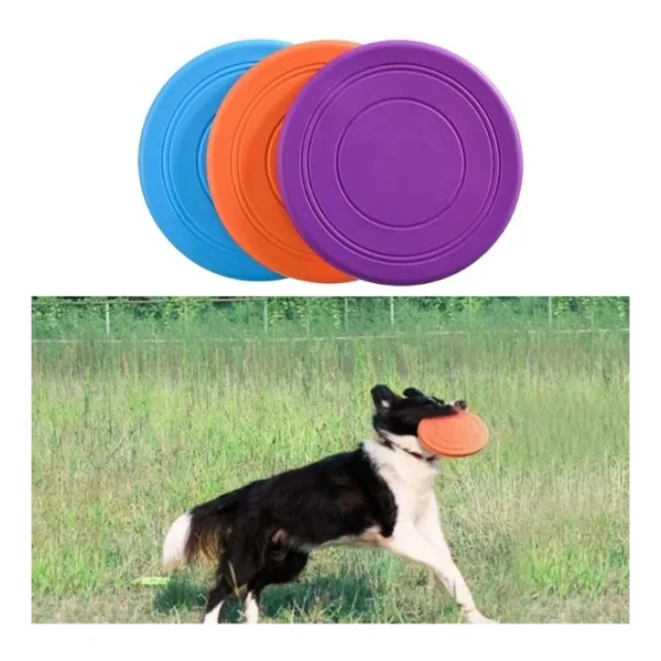 Silikon Frizbi Köpek Oyuncağı