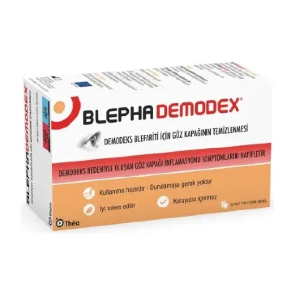 Thea Pharma Blephademodex 30'lu Göz Temizleme Mendili