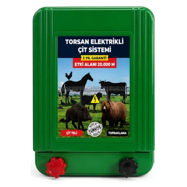 Torsan Elektrikli Çit Cihazı Gece Gündüz Sensörlü