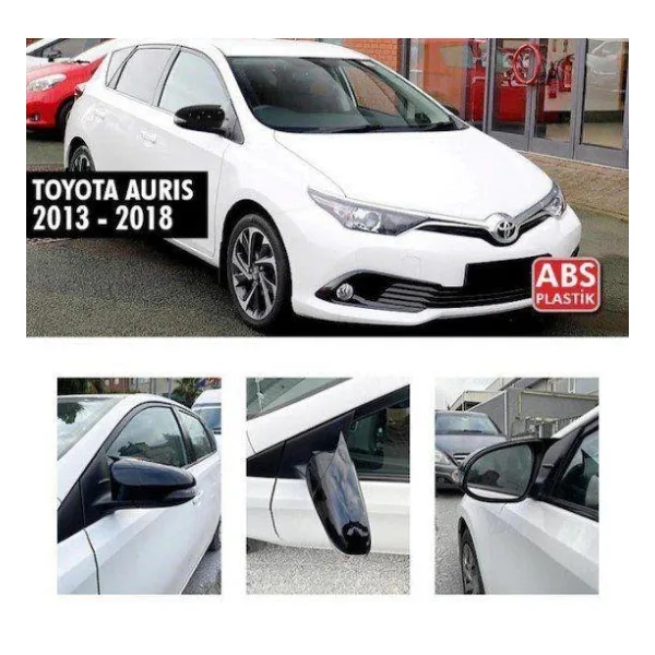 Toyota Auris Batman Yarasa Ayna Kapağı Piano Black 2012-2018