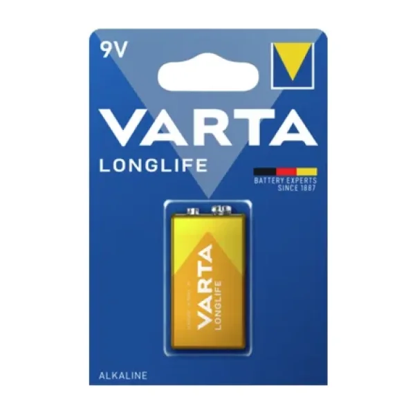 Varta Longlife Power 9V Alkalin Pil