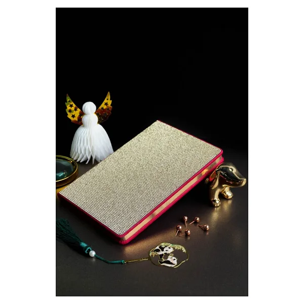 Victoria's Journals Diamond Taşlı Sert Kapak Defter A5(14.8x21 cm) 100gr. 160 Sayfa Çizgili
