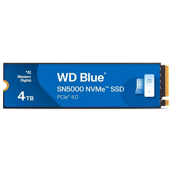 WD BLUE SN5000 4TB 5500/5000MB/s PCIe 4.0 NVME SSD WDS400T4B0E