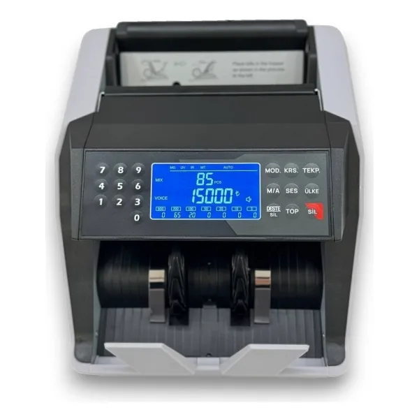 Yıldırım Tartı Nx Tl Karışık, Dolar ve Euro Adet Sayım Geçersiz Para Tespitli Para Sayma Makinesi