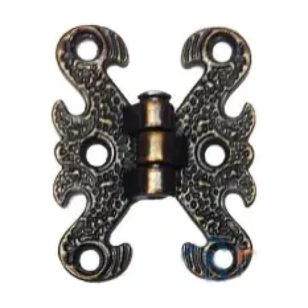 Zamak Kelebek Menteşe - Küçük, 30X40MM, Oksit, 100 Adet